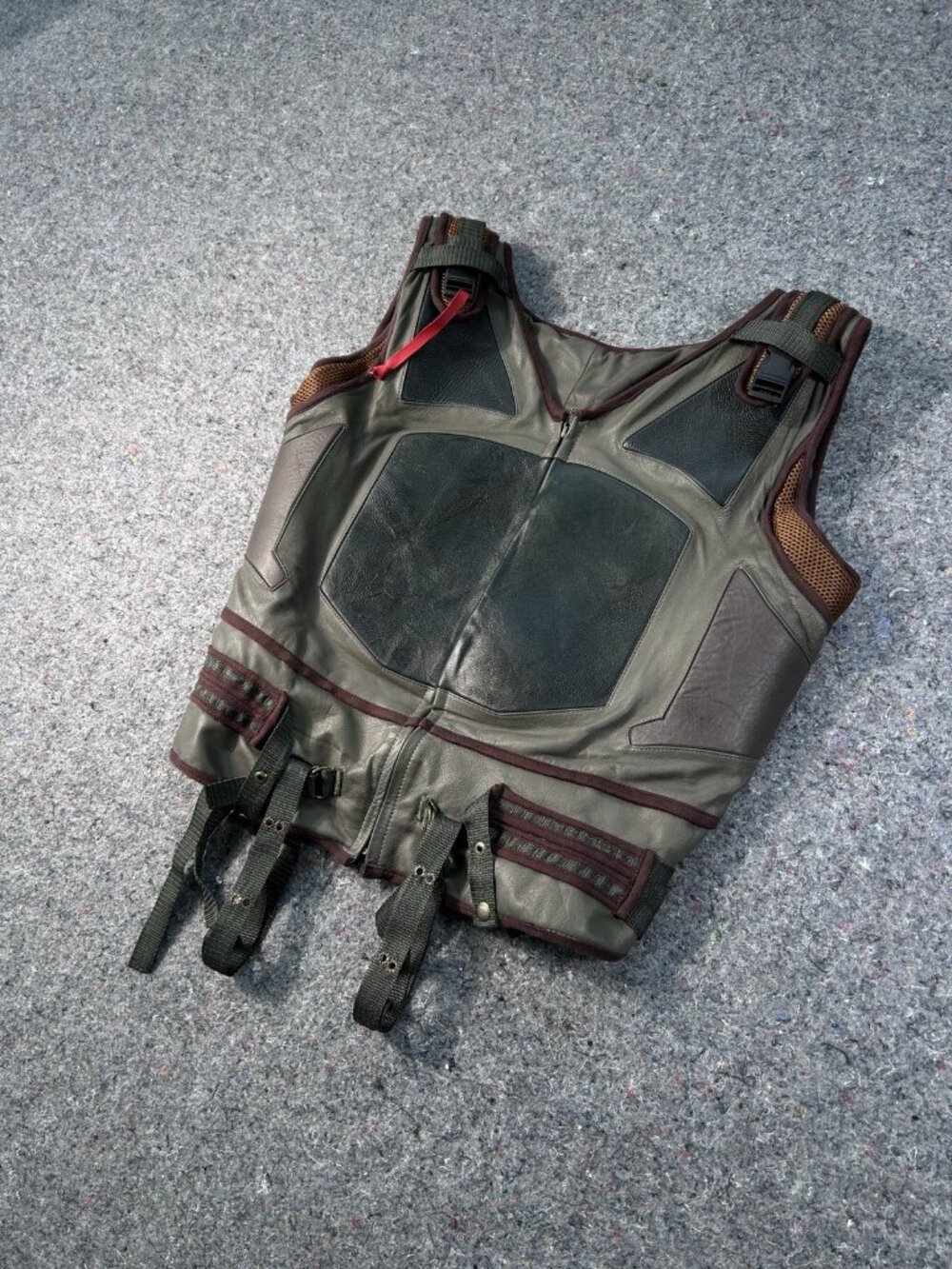 The Dark Knight Rises Tom Hardy Leather Bane Vest Cosplay Halloween Xl
